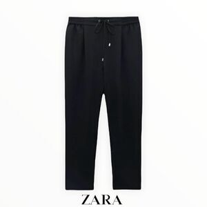 ZARA | Black | SATIN PAJAMA STYLE PANTS